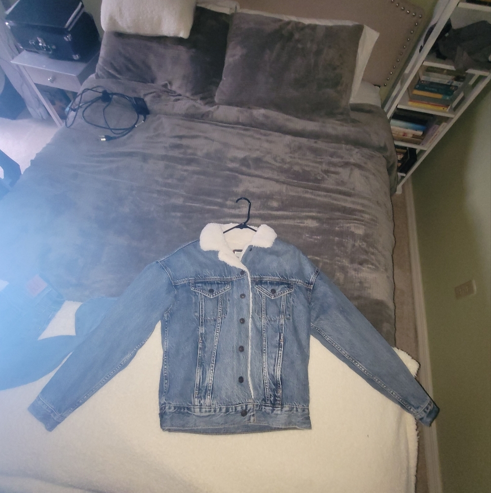 Oversized denim jacket